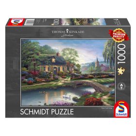   Schmidt Spiele Stoney Creek Cottage (59775) Kirakó 1000 db Thomas Kinkade 