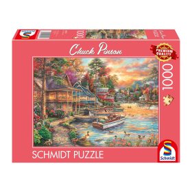   Schmidt Spiele Ufer im Abendgold (58553) Kirakó CHUCK PINSON 1000 db 
