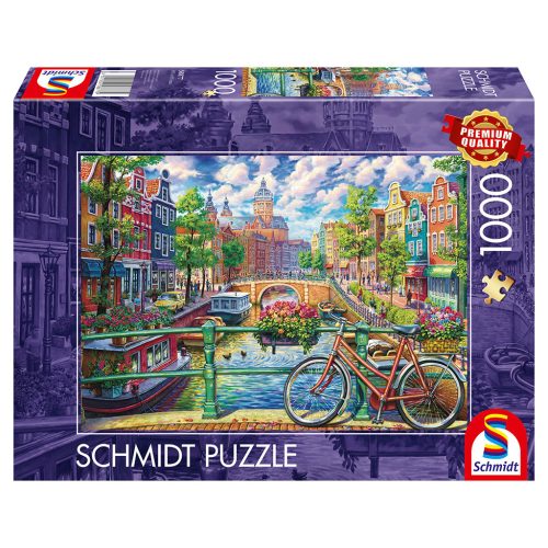 Schmidt Spiele Amsterdam canal (58877) Kirakó 1000 db