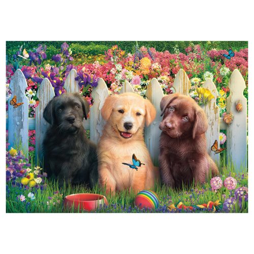 Schmidt Spiele Cute puppies scene (58883) Kirakó 1000 db