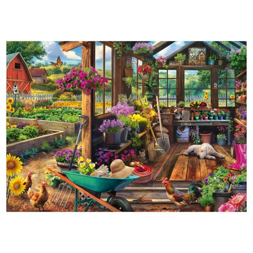 Schmidt Spiele Garden shed (58632) Kirakó JEFF HAYNIE 1000 db