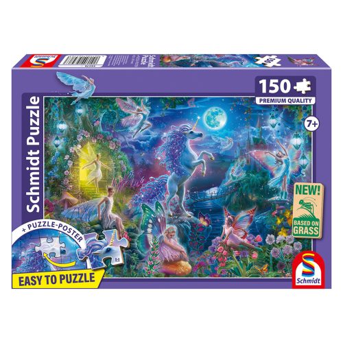 Schmidt Spiele The fairy tale of the unicorn (56576) Gyerek kirakó 150 db