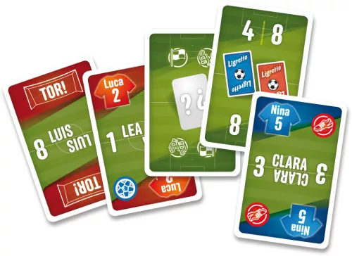 Schmidt Spiele Ligretto® Fußball (78720) Kártyajáték (Letölthető magyar játékszabállyal) 