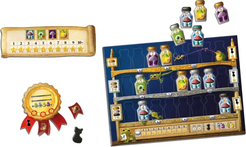 Schmidt Spiele Morty Sorty Magic Shop (49468) Társasjáték (Magyar játékszabállyal) 