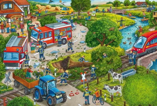 Schmidt Spiele Fire brigade 3x24 db (56580) Gyerek kirakó 