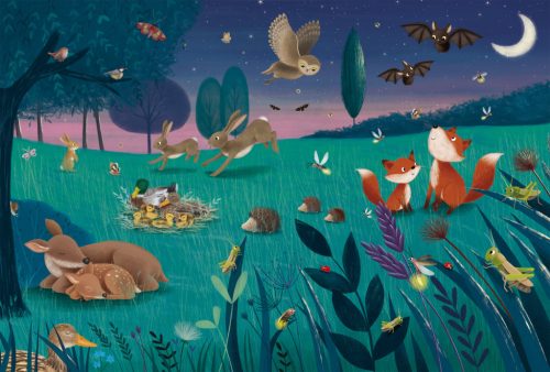 Schmidt Spiele Forest and meadow animals 3x24 db (56581) Gyerek kirakó 