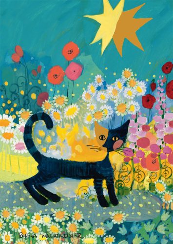 Schmidt Spiele Cat in a sea of blossom (58661) Kirakó ROSINA WACHTMEISTER 1000 db