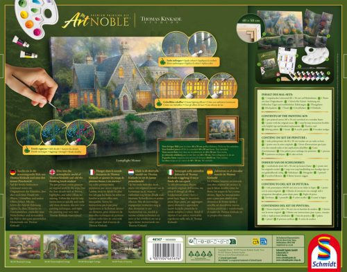 Schmidt Spiele Lamplight Manor (46167) Thomas Kinkade 1000 db festhető Kirakó