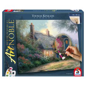   Schmidt Spiele Moonlight Cottage (46168) Thomas Kinkade 1000 db festhető Kirakó