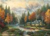 Schmidt Spiele Evening at Autumn lake (58784) Kirakó 1000 db Thomas Kinkade