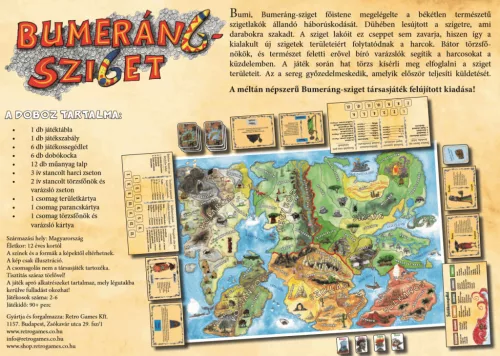 Bumeráng - Sziget társasjáték Harc az öblökért! kiegészítővel