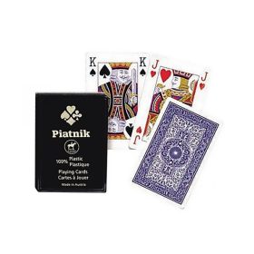   Plasztik póker kártyajáték 1*55 lap, műanyag dobozban (136429) 