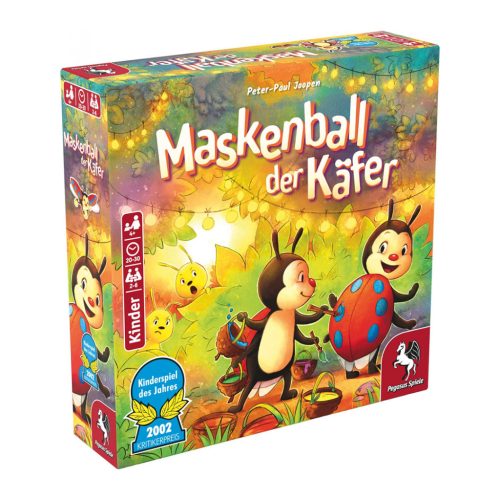  Maskenball der Käfer - Katicabál társasjáték (magyar játékszabállyal) 