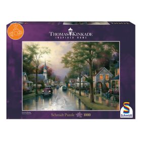   Schmidt Spiele Hometown Morning, Thomas Kinkade, 1000 db (58441) Kirakó