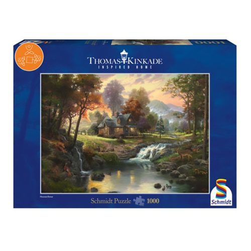  Schmidt Spiele Mountain Retreat, Thomas Kinkade, 1000 db (58445) Kirakó