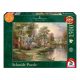 Schmidt Spiele Hometown Lake, Thomas Kinkade, 1500 db (57452) Kirakó