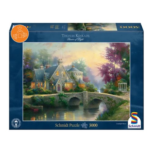  Schmidt Spiele Lamplight Manor, Thomas Kinkade, 3000 db (57463) Kirakó
