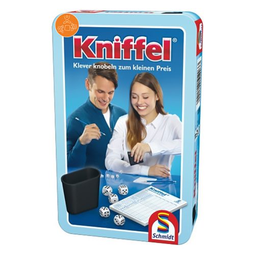  Schmidt Spiele Kniffel társasjáték fémdobozban (51203) 