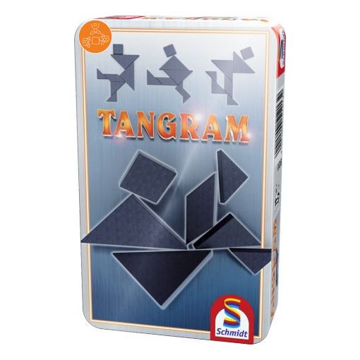 Tangram társasjáték fémdobozban (51213)